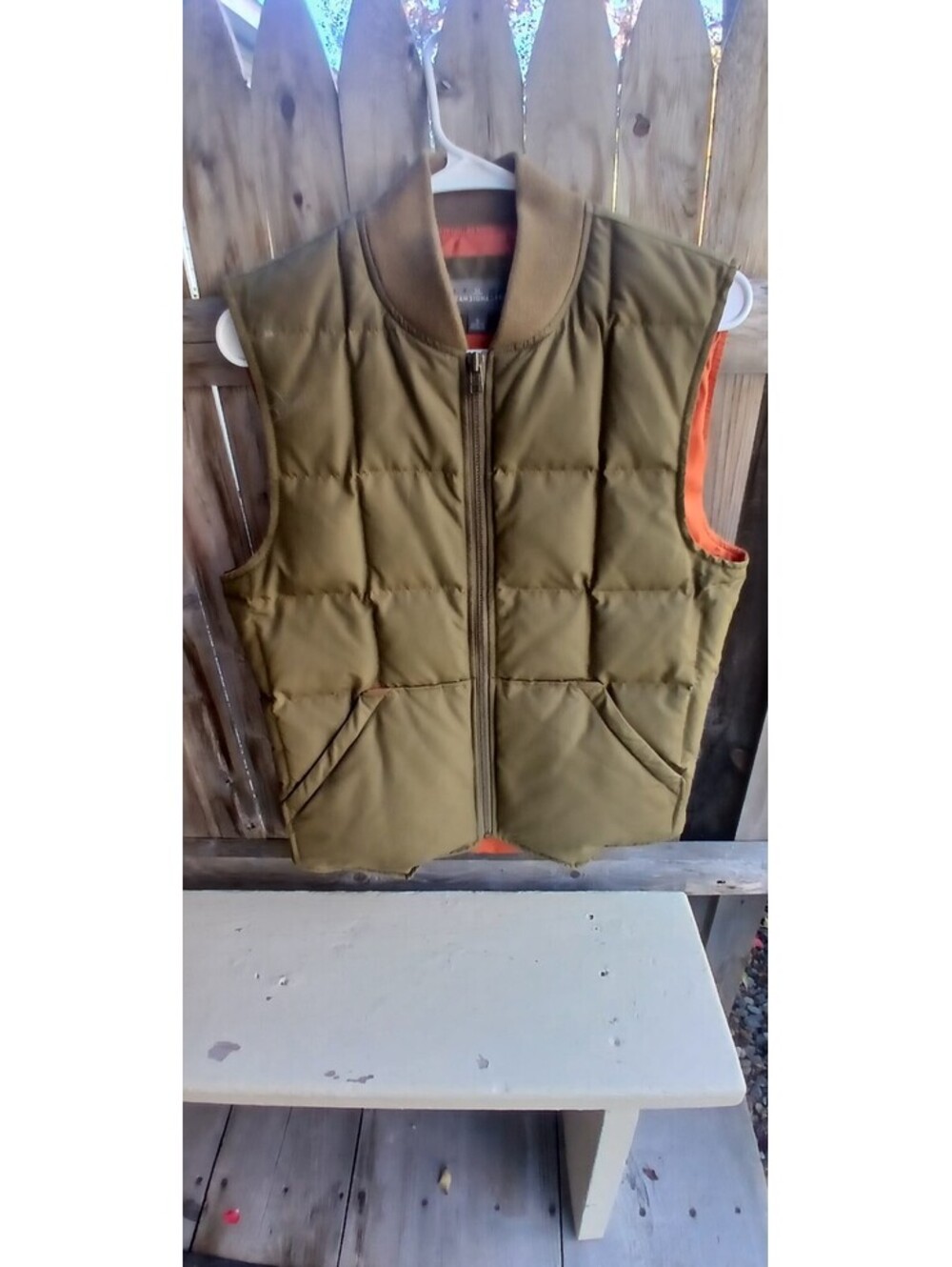 Men's Vintage L L Bean Signature  down-tek insulated vest, Sz S.